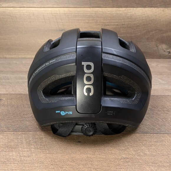POC Omne Air SPIN Bike Helmet - Large Matte Black Cycling Biking - Picture 3 of 10